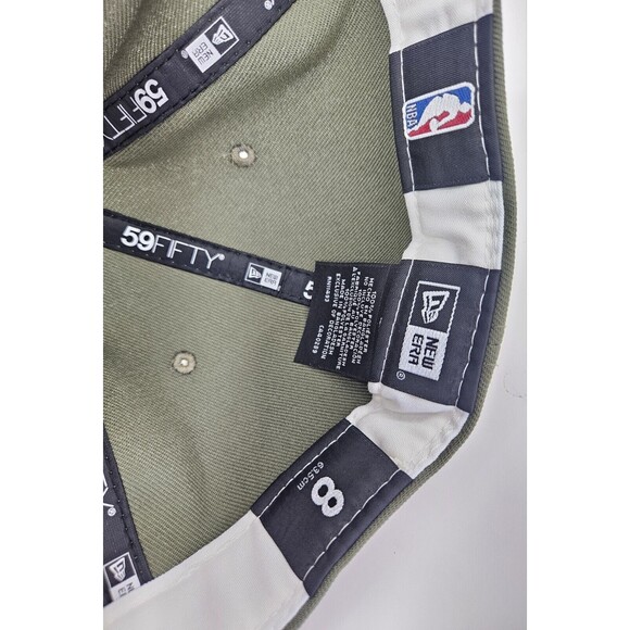 New ERA 59Fifty Chicago Bulls Fitted Hat Cap Rare Green Size 8 NEW With Tags - Picture 8 of 8